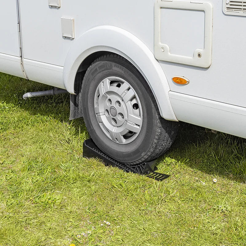 ProPlus Oprijblok met wielkeg zwart - set van 2 stuks