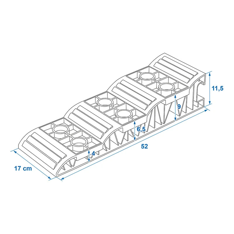 ProPlus Oprijblok blauw - set van 2 stuks 2,5T