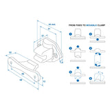 ProPlus Deurvanger scharnierend zwart 2-delig