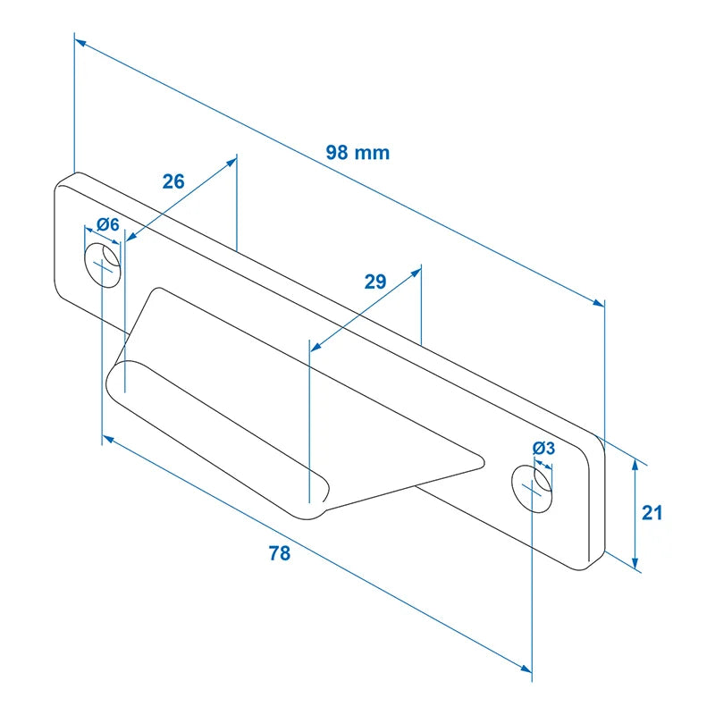 ProPlus Bovenzijde deurvanger grijs voor caravan/camper