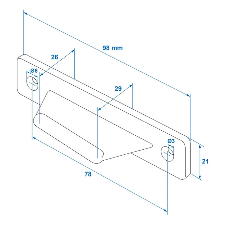 ProPlus Bovenzijde deurvanger grijs voor caravan/camper