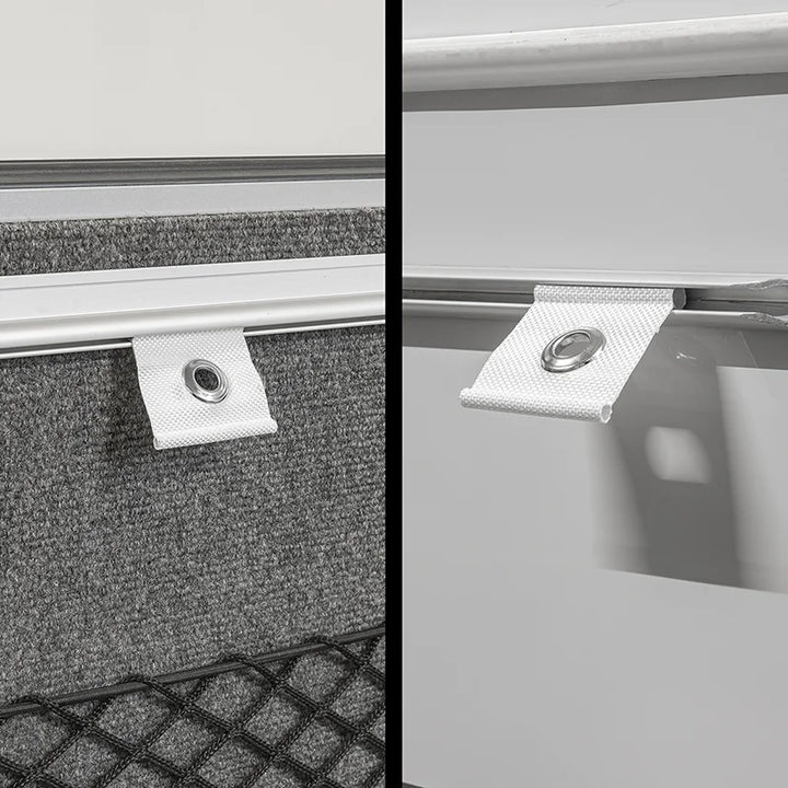 ProPlus Hanger met oog voor tentrail 5/6mm en 7/8mm - set van 6 stuks
