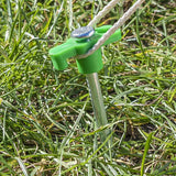 ProPlus Tentharing 25cm metaal met kunststof haak 6 stuks in polybag