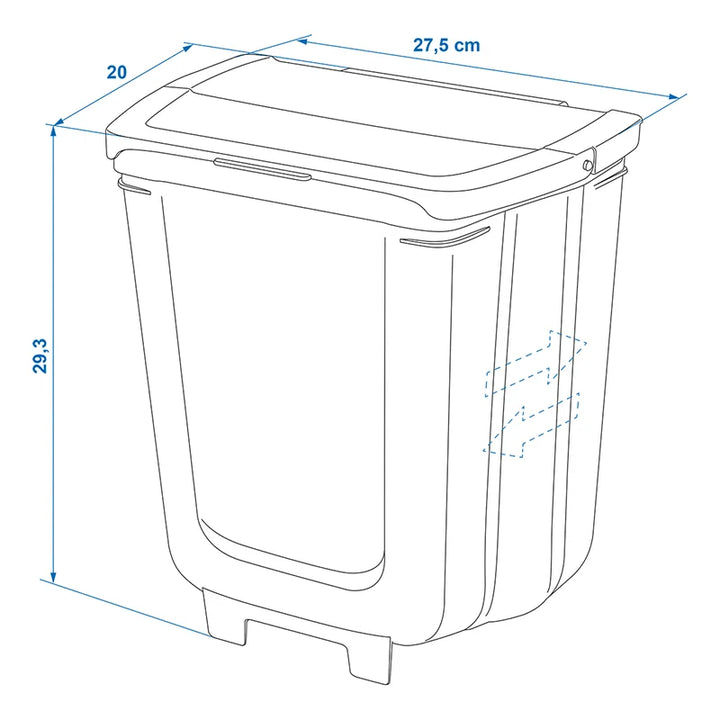 ProPlus Afvalbak 8L opvouwbaar voor caravan/camper