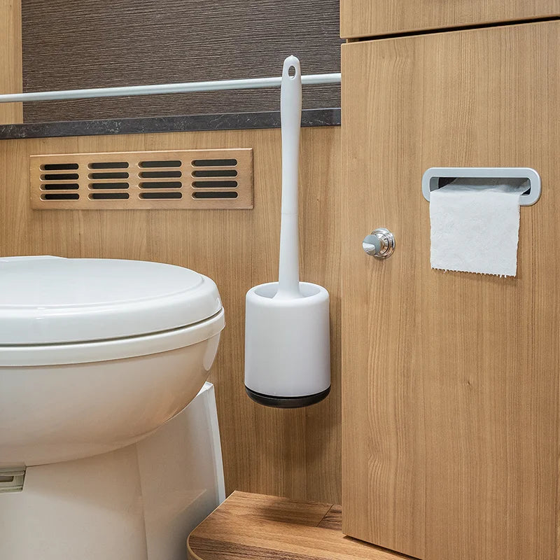 ProPlus Toiletborstel Met Houder - Reisformaat - Zelfklevend - Voor Caravan &amp; Camper