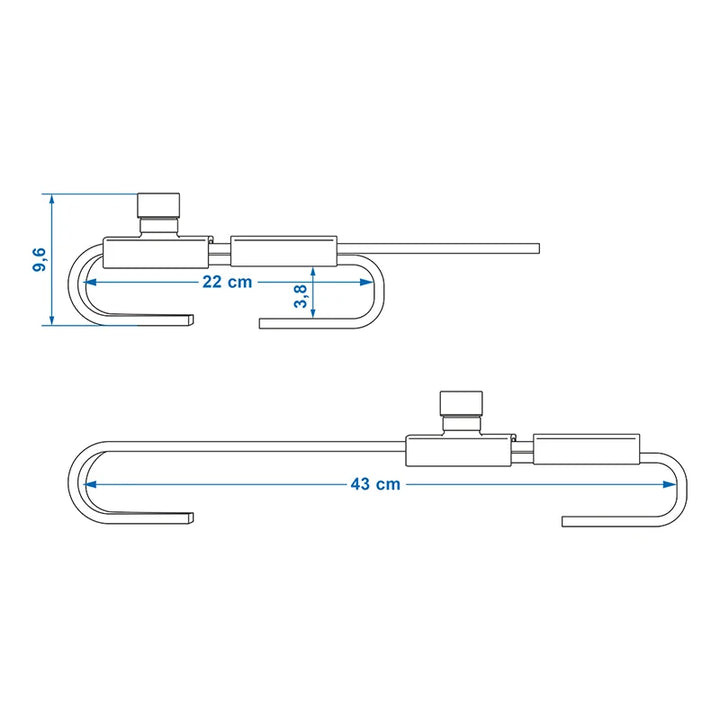 ProPlus Trailer- en containerslot - verstelbaar 22 tot 43 cm