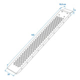 ProPlus Oprijplaat staal 150x22,5cm 200kg per stuk