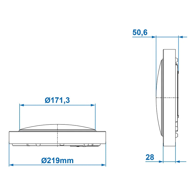 ProPlus lafonnière 42-leds 12V 840lm Ø220x50mm