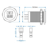 ProPlus Volt-ampèremeter digitaal 6-30V / 0-10A