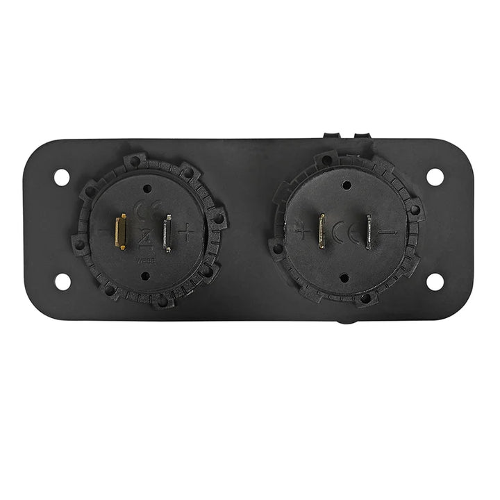 ProPlus Inbouw kit: voltmeter 6-30V + USB poort dubbel type A 2x2100mA
