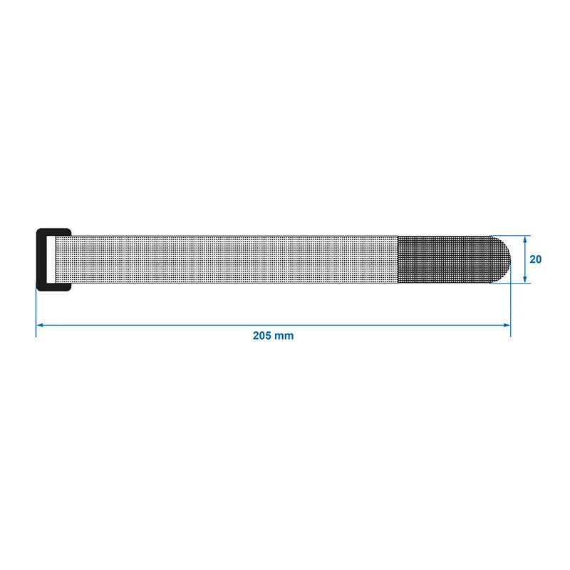 ProPlus Kabelbinders klittenband - set van 8 stuks