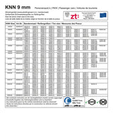 Pro Plus Sneeuwkettingen – KNN90 - 9 mm stalen schakels - Önorm Keurmerk - Set van 2