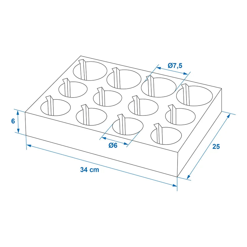 ProPlus Bekerhouder van hard foam voor glazen en kopjes