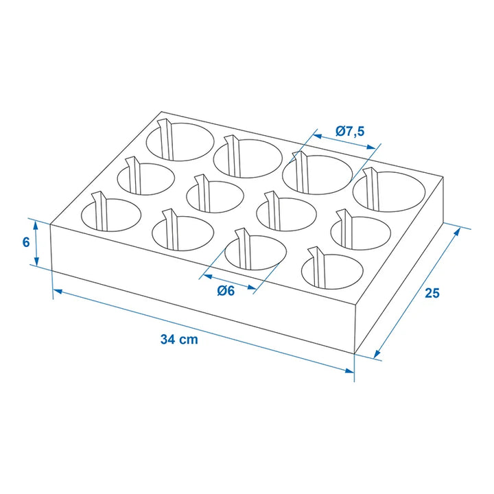 ProPlus Bekerhouder van hard foam voor glazen en kopjes