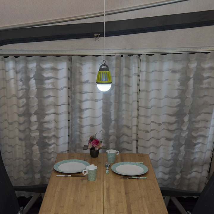 ProPlus Camping- &amp; Insectenlamp 2 in 1 oplaadbaar 8,8 x 12,5 cm