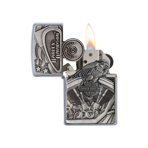 Zippo Designs HD Motor Flag Emblem