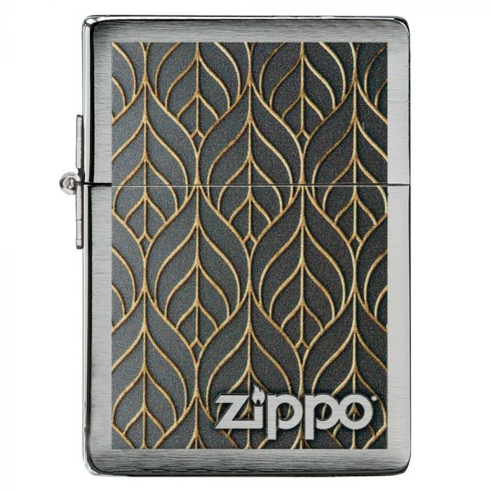 Zippo Gold Leaf Design