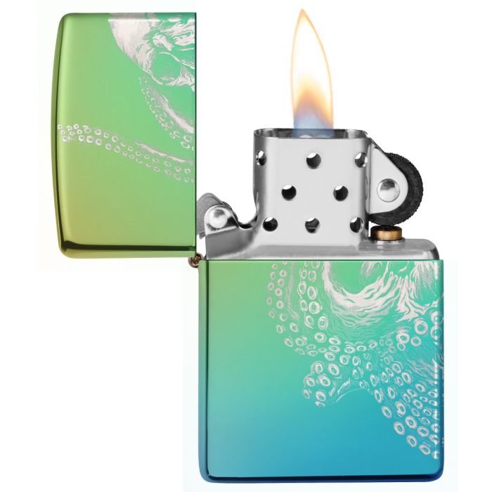 Zippo Skull Octopus Design