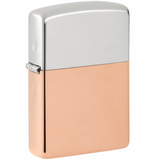 Zippo Special Bimetal Case Lighter – Sterling Silver Lid