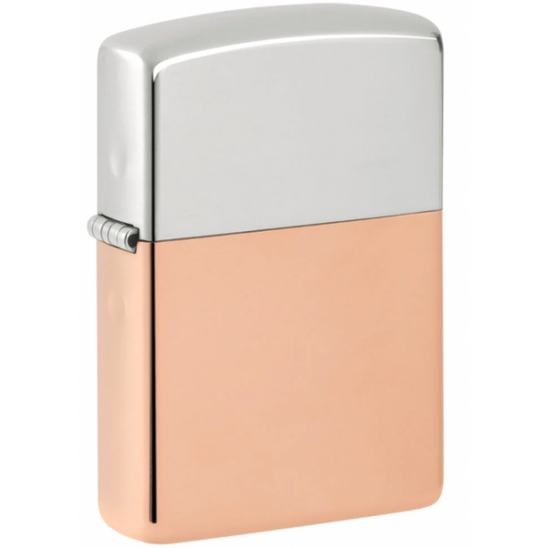 Zippo Special Bimetal Case Lighter – Sterling Silver Lid