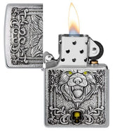 Zippo Designs Aansteker Wolf Emblem Design