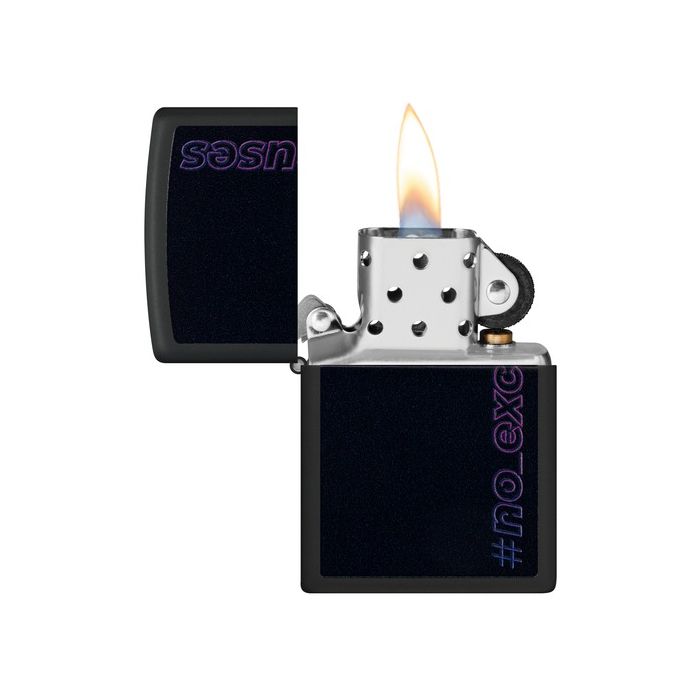 Zippo Designs Aansteker no excuses