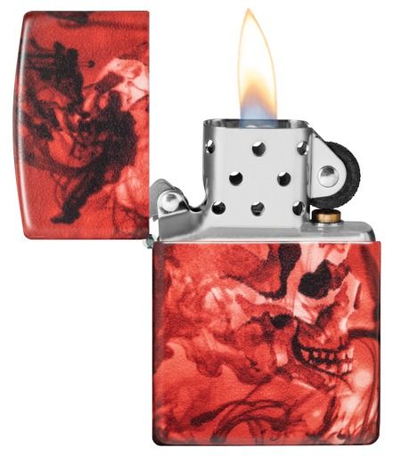 Zippo Designs Spooky Skulls Design