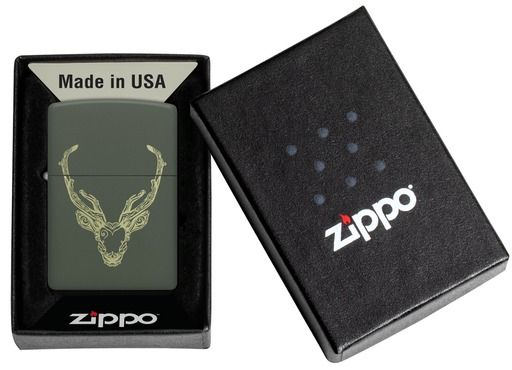 Zippo Designs Deer Design