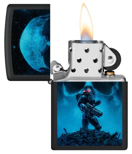 Zippo Designs Space Soldier