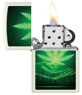 Zippo Designs Cannabis GITD