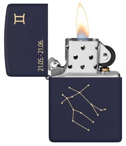 Zippo Designs Zodiac Gemini Design