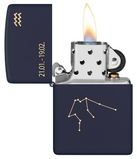 Zippo Designs Zodiac Aquarius Design