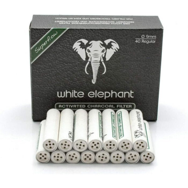 Filters White Elephant Coal 40 stuks