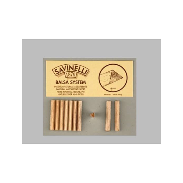 Filters Savinelli Balsa 6 mm 10st.