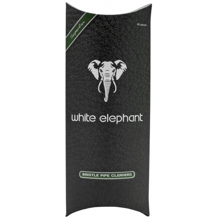 Pijpreinigers White Elephant borstel nylon/Cotton 80 st.