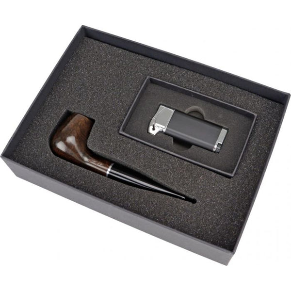 Jean Claude starter set pipe smooth walnut