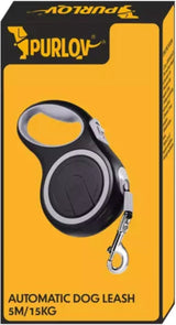Purlov Automatische Hondenriem 5m/15kg - Veilig en Comfortabel