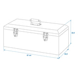 ProPlus Gereedschapskist aluminium 570 x 245 x 220 mm