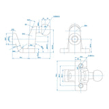 ProPlus Trekhaakkogel zilver gecombineerd tweevoudige uitvoering D20,2/S350 E-gekeurd