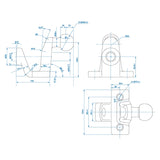 ProPlus Trekhaakkogel zwart gecombineerd tweevoudige uitvoering D21/S350 E-gekeurd