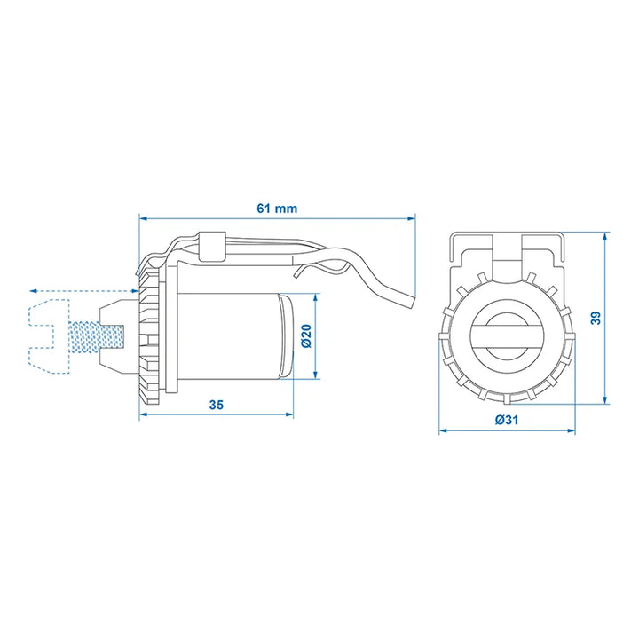 ProPlus Nastelset voor remschoenen geschikt voor AL-KO 160*35mm