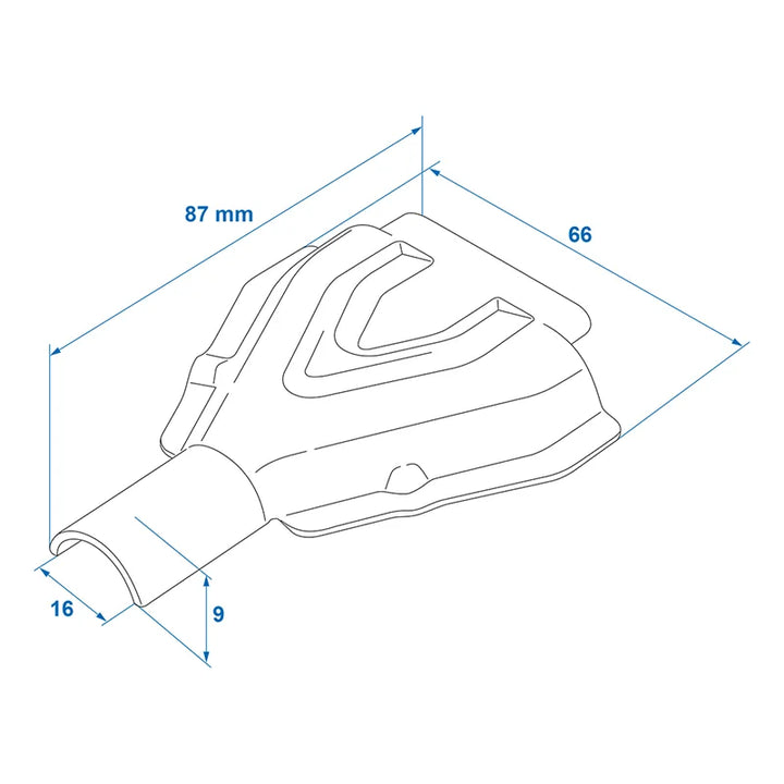 ProPlus Halve schaal geschikt voor Knott remkabel bus Ø18mm