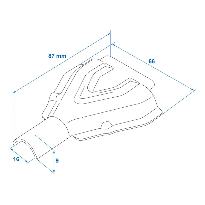 ProPlus Halve schaal geschikt voor Knott remkabel bus Ø18mm