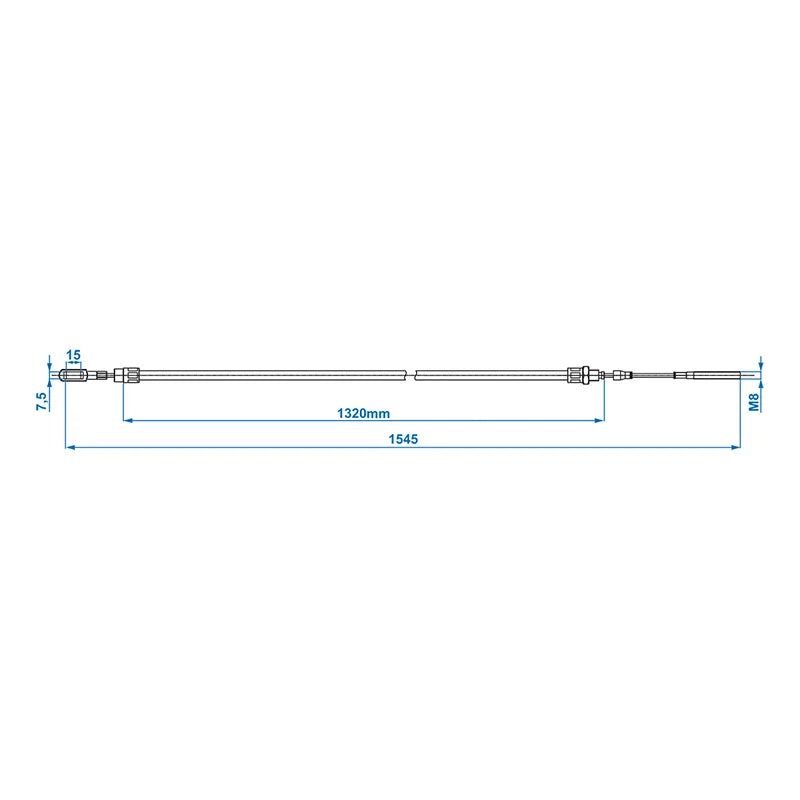 ProPlus Remkabel met oog geschikt voor AL-KO HL1320/GL1545 2088800402