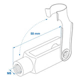 ProPlus Gaffel M8 58mm - set van 2 stuks