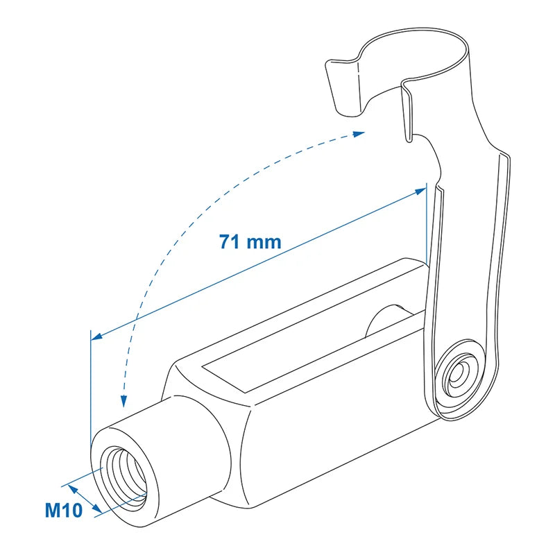ProPlus Gaffel M10 71x20mm