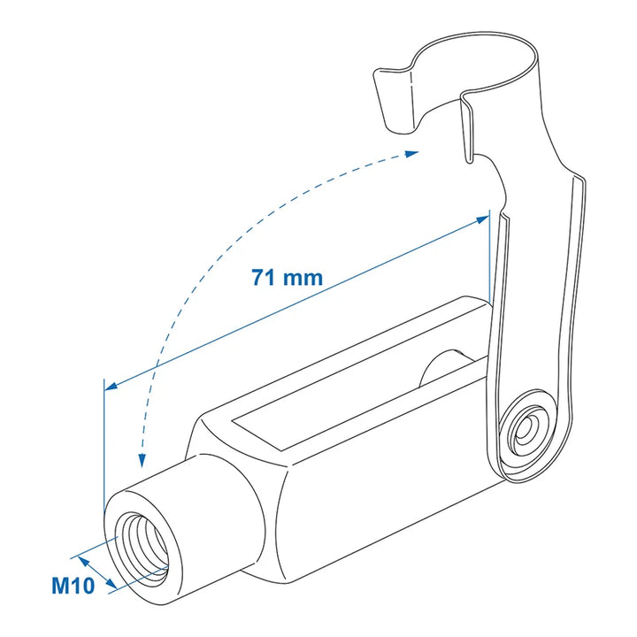 ProPlus Gaffel M10 71x20mm