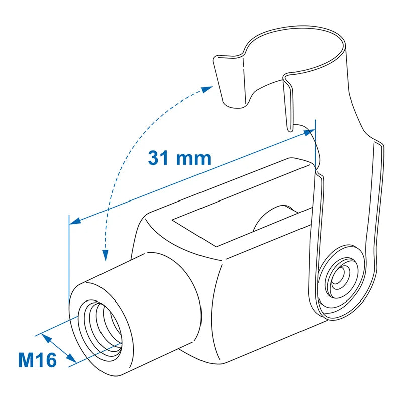 ProPlus Gaffel M16 83x31mm