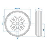 ProPlus PU band met kunststof velg 16" 4.00-8