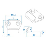 ProPlus Tegenstuk voor spansluiting 342112/342113/342114